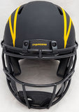 JUSTIN HERBERT AUTO CHARGERS ECLIPSE FULL SIZE AUTH HELMET OROY BECKETT 206932