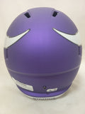 JJ McCARTHY SIGNED MINNESOTA VIKINGS F/S SPEED REPLICA HELMET BECKETT QR