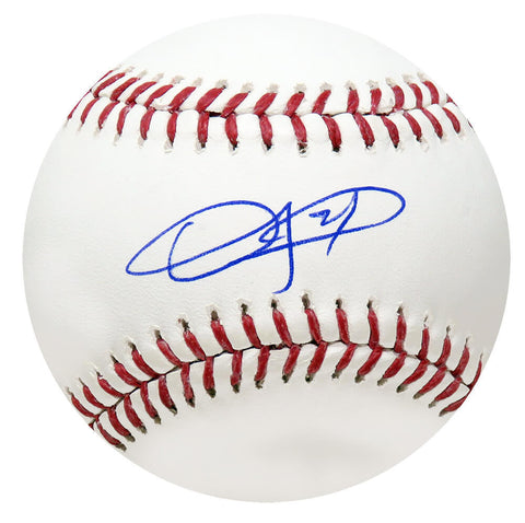 Cubs DEXTER FOWLER Signed Rawlings Official MLB Baseball - SCHWARTZ