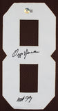 Ozzie Newsome "HOF 99" Authentic Signed Brown Pro Style Jersey BAS Witnessed