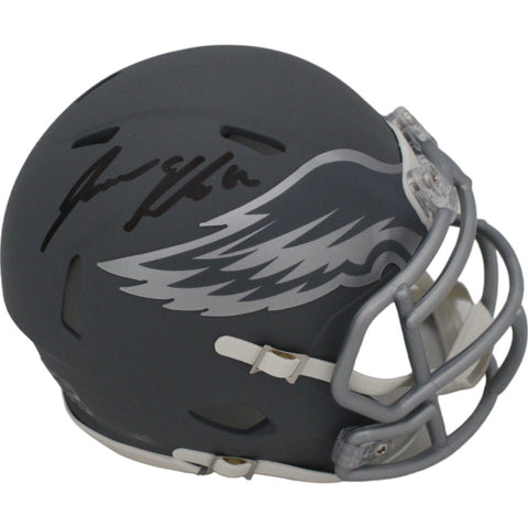 Jason Kelce Signed Philadlephia Eagles Slate Mini Helmet PSA 45810