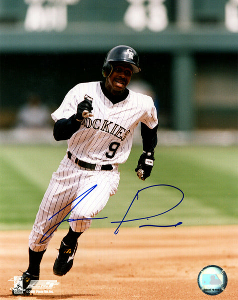 Juan Pierre Autographed/Signed Colorado Rockies 8x10 Photo 12748