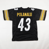 Troy Polamalu Signed Pittsburgh Steelers Jersey (JSA) 8xPro Bowl Defensive Back