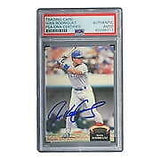 Ivan Rodriguez Signed 1992 Topps #415 Texas Rangers Rookie Card PSA/DNA