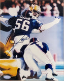 Lawrence Taylor Autographed Framed 8x10 Photo New York Giants Steiner 205598