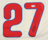 Aaron Nola Signed Philadelphia Phillies Jersey (PSA) #1 Starter Phil's Rotations