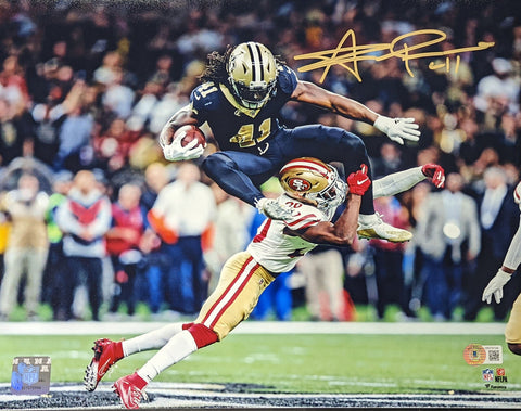 Saints Alvin Kamara Authentic Signed 11x14 Photo Autographed BAS Witnessed