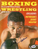 Floyd Patterson Autographed Boxing Illustrated Magazine Cover PSA/DNA #S48852