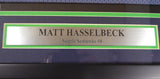 SEAHAWKS MATT HASSELBECK AUTOGRAPHED SIGNED FRAMED BLUE JERSEY MCS HOLO 123639