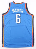 Eric Maynor Signed Oklahoma City Thunder Jersey (JSA COA) 2009 1st Round Pick