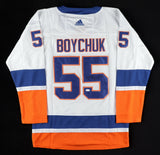 Johnny Boychuk Signed New York Islanders Custom Style Jersey (JSA COA)