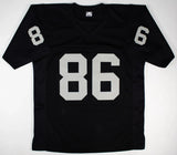 Mervyn Hernandez Signed Oakland Raiders Jersey (Pro Player COA) Wide Receiver