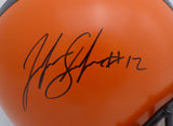 JOSH GORDON AUTOGRAPHED SIGNED CLEVELAND BROWNS FULL SIZE HELMET BECKETT 134332