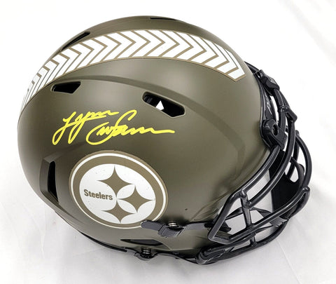 Lynn Swann Signed Pittsburgh Steelers STS Salute To Service Authentic Helmet BAS