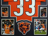 FRAMED CHICAGO BEARS CHARLES PEANUT TILLMAN AUTOGRAPHED JERSEY BECKETT COA