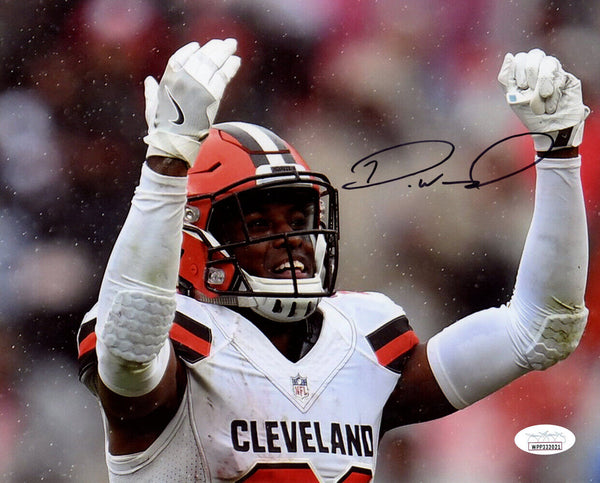 Denzel Ward Autographed/Signed Cleveland Browns 8x10 Photo JSA 48261