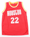 Clyde (The Glide) Drexler Signed Houston Rockets Throwback Jersey (PSA/DNA COA)