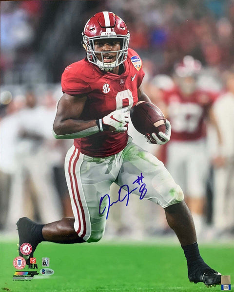 Josh Jacobs Autographed Alabama Crimson Tide 16x20 Photo Beckett Witnessed #2