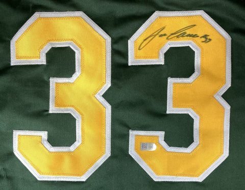 Jose Canseco Oakland Signed Green Baseball Jersey Sports Integrity