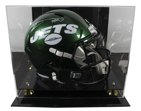 Jets Ahmad "Sauce" Gardner Signed 2019-23 F/S Speed Rep Helmet W/ Case BAS Wit