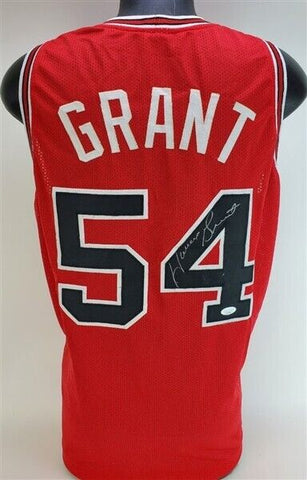 Horace Grant Signed Chicago Bulls Jersey (JSA COA) 4xNBA Champ / Power Forward