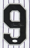 Vinny Castilla Signed Colorado Rockies Jersey (JSA) 8xAll Star /10xGold Glover