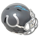 Anthony Richardson Indianapolis Colts Signed Slate Mini Helmet Fanatics