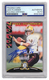 Jake Plummer Signed Cardinals 1997 SB 2nd Round Pick RC Card #1 w/Snake (PSA)