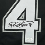 Framed Autographed/Signed Paul Konerko 35x39 Chicago Black Jersey JSA COA