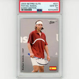 Graded 2003 Netpro Elite RAFAEL NADAL #E27 Event Edition Rookie Card PSA 10 Mint