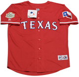 ADRIAN BELTRE SIGNED TEXAS RANGERS WORLD SERIES RED MAJESTIC JERSEY W/ HOF 2024