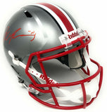 Jaxon Smith-Njigba Signed Ohio State Buckeyes Full Size Flash Alternate Helmet