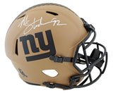 Giants Michael Strahan Signed STS II Full Size Speed Rep Helmet BAS Witnessed