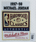 Bulls Michael Jordan Authentic Signed White 1997-98 Nike Jersey UDA #BAH44402