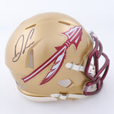 Dalvin Cook Signed Florida State Seminole Mini Helmet (Beckett) FSU Running Back