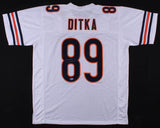 Mike Ditka Signed Chicago Bears White Home Jersey (Beckett) "Da Coach"