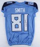 Jonnu Smith Signed Tennessee Titans Jersey (Beckett COA) 2017 3rd Rd Pick WR