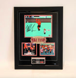Mike Tyson Signed 8x10 Photo Collage & Video Game Controller Framed - Beckett