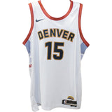 Nikola Jokic Signed Denver Nuggets Nike Grey Jersey Beckett 46322