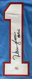 Warren Moon Signed Houston Oilers Jersey Inscribed "HOF 06" (PSA) 9xPro Bowl QB