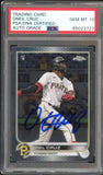 2022 Topps Chrome #128 Oneil Cruz Pirates RC On Card PSA/DNA Auto GEM MINT 10