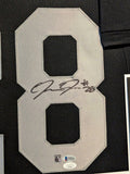 FRAMED LAS VEGAS RAIDERS JOSH JACOBS AUTOGRAPHED SIGNED JERSEY JSA BECKETT