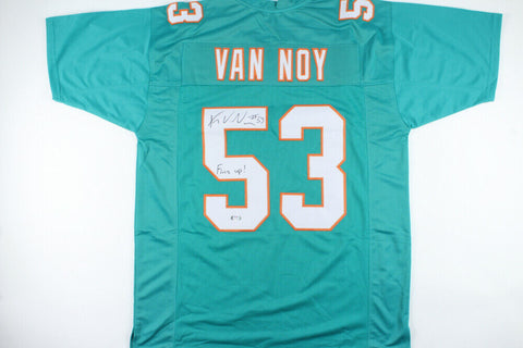 Kyle Van Noy Signed Miami Dolphins Jersey Inscribed "Fins Up!" (PSA COA)