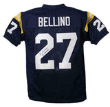 Joe Bellino Autographed/Signed Navy Blue XL Jersey Heisman 60 JSA 13420