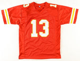 Nazeeh Johnson Signed Kansas City Chiefs Jersey (Beckett) 2xSuper Bowl Champ /DB