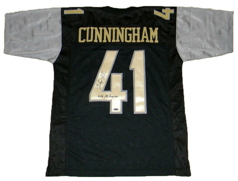 ZACH CUNNINGHAM AUTOGRAPHED SIGNED VANDERBILT #41 BLACK JERSEY TRISTAR