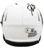 Colorado Deion Sanders Authentic Signed White Speed Mini Helmet BAS Witnessed