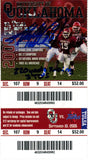 Adrian Peterson Signed Oklahoma Sooners 9/10/05 Ticket Stub Beckett 38570