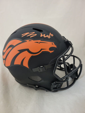 BO NIX SIGNED DENVER BRONCOS F/S ECLIPSE SPEED REPLICA HELMET BECKETT QR