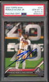 2023 Topps Now #927 Ronald Acuna Jr. 40/70 On Card PSA 10/10 Auto GEM MINT